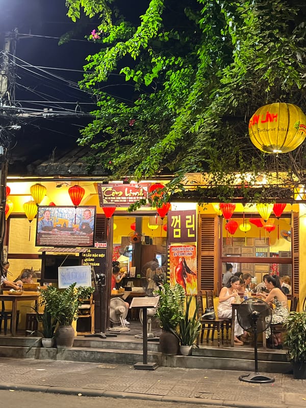 Evening street life documented in historic Hội An Ward