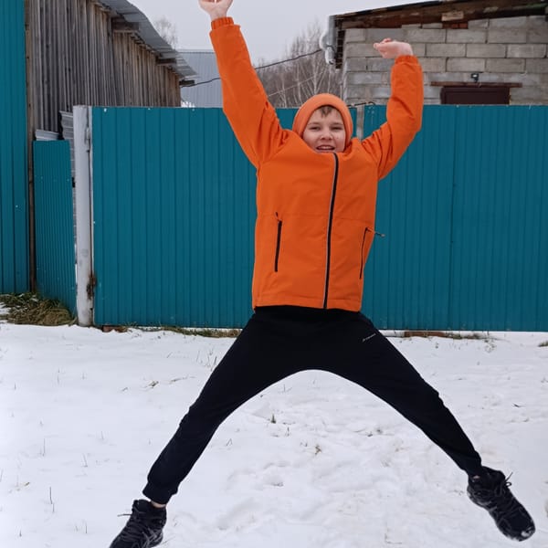 Winter day scenes captured in Dubovaya, Russia