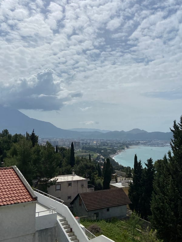 Morning coastal views documented in Šušanj, Montenegro