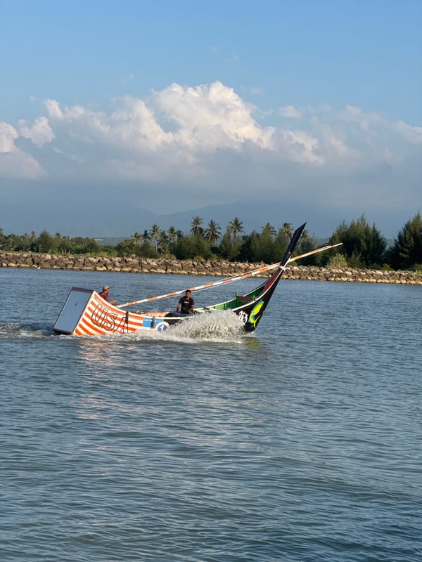 Fishing activity along the Acehnese coastline, July 2026