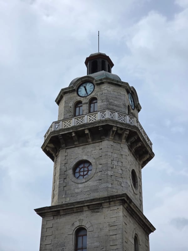 Historic landmarks photographed in Varna, Bulgaria city center