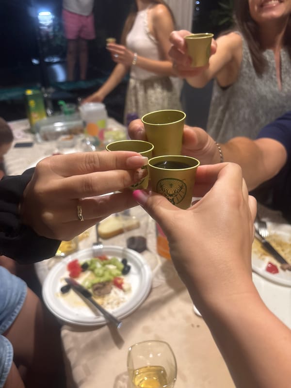 Backyard summer party in Burgas — Jägermeister toasts and dancing