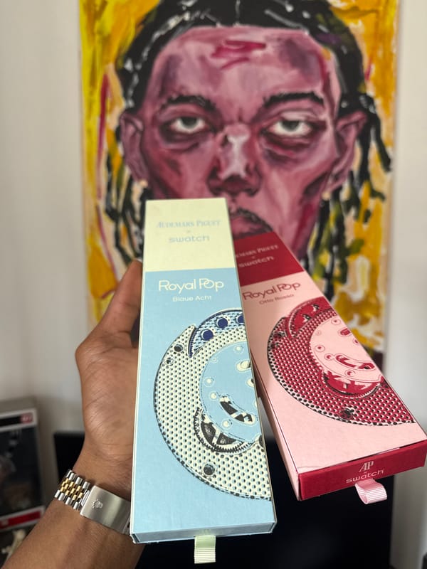 Audemars Piguet-Swatch Royal Pop watch collaboration spotted in London