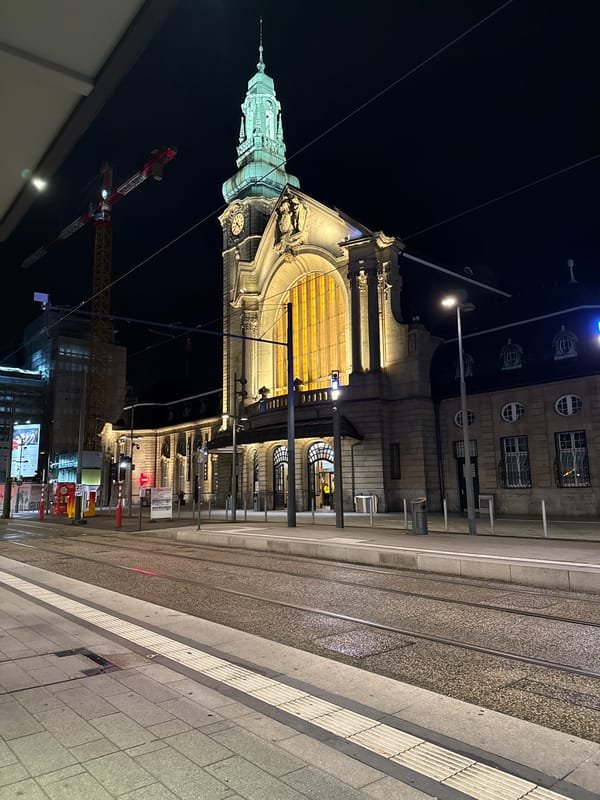 Nighttime view captures BCEE headquarters in Luxembourg City
