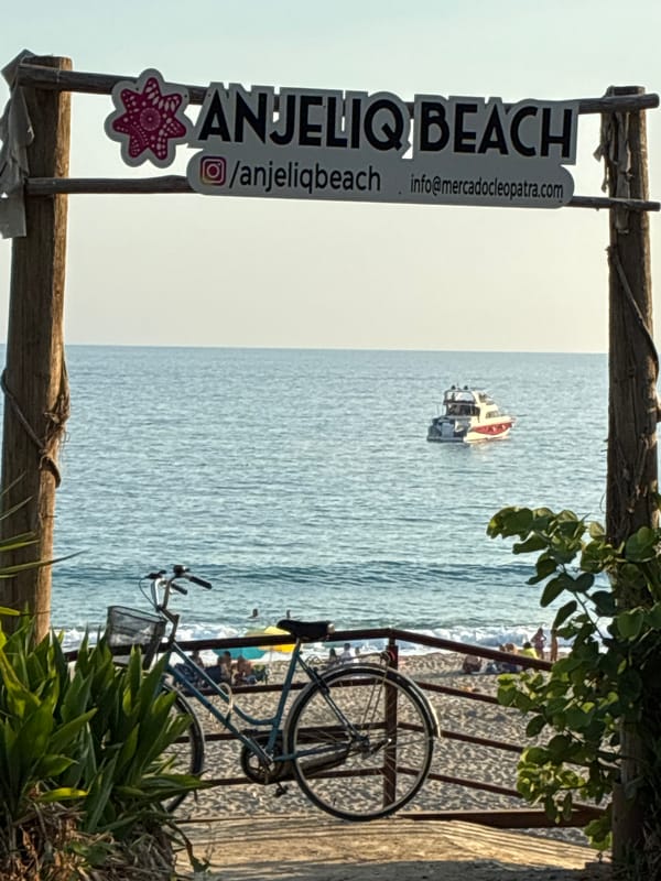 Alanya's Anjeliq Beach and coastline on a July afternoon