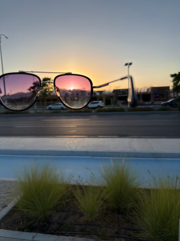 Sunset hour in Sharm El Sheikh resort town