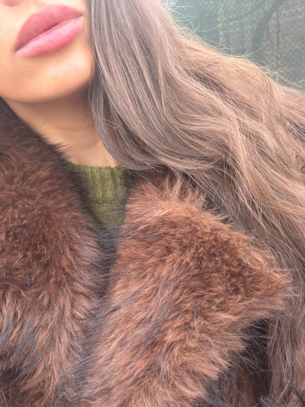 Close-up portrait with hair and fur captured in Bulgaria