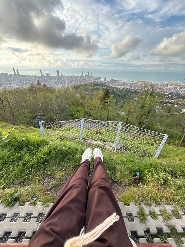 Tourists enjoy scenic overlooks and photo spots in Batumi
