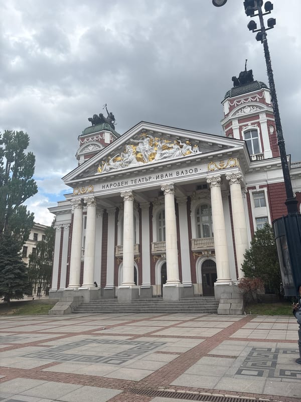 Spring afternoon observations across central Sofia, Bulgaria