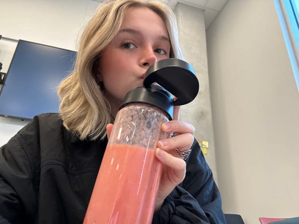 Woman documents drinks and social media content in Vancouver