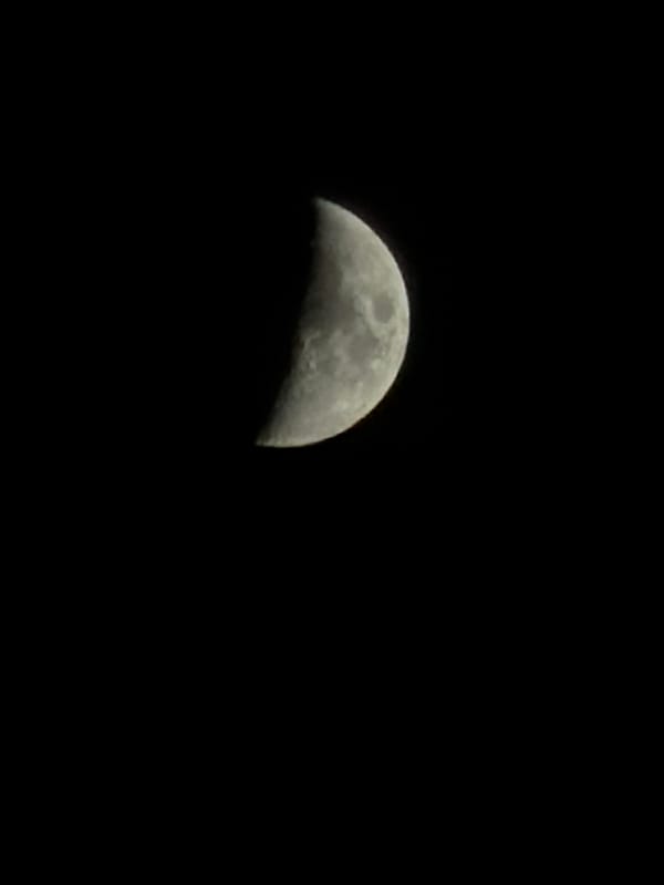 Moon phases observed across Izhevsk night sky