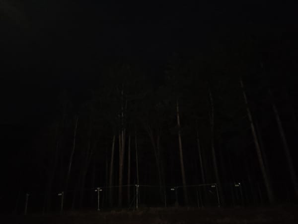 Nighttime urban scenes documented across Vratsa, Bulgaria