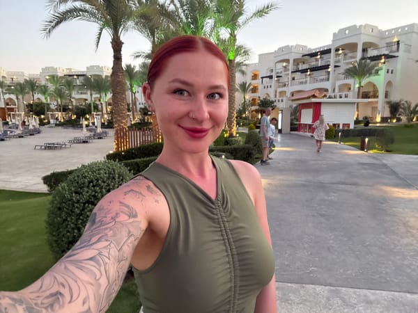 Afternoon at a Sharm El Sheikh resort, inside and out