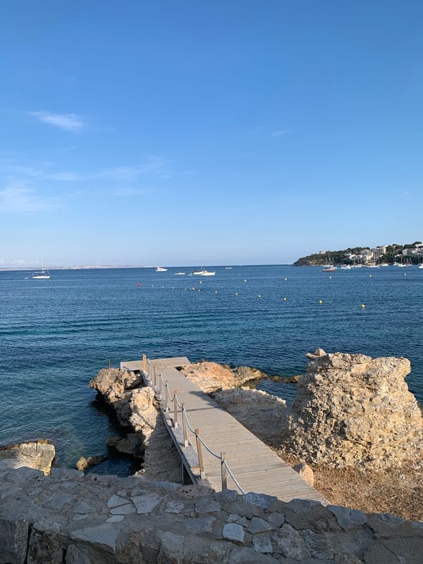 Sunny afternoon on Mallorca's southwest coast