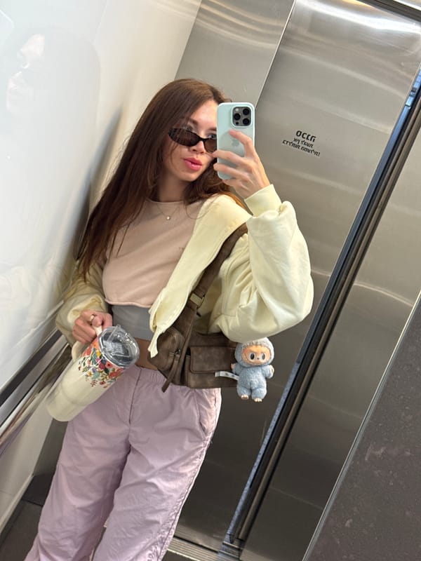 Woman Takes Elevator Selfie in Ramat Gan