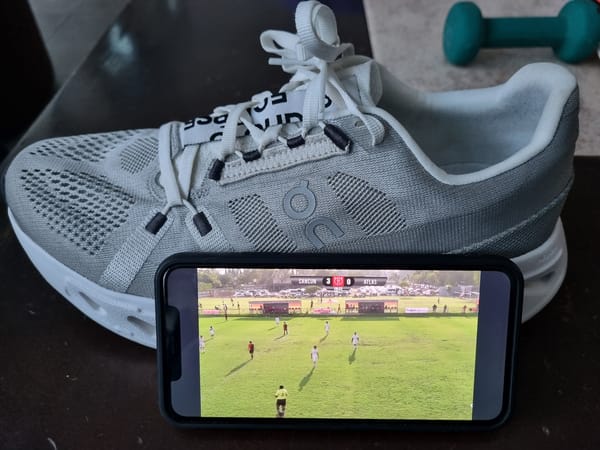 Soccer fan watches Cancun defeat Atlas 3-0 in Mexico