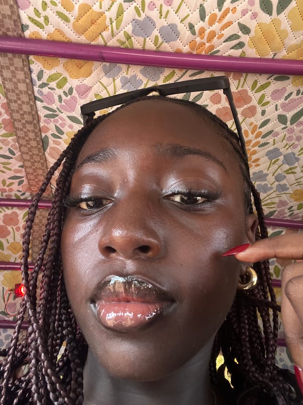 Personal portrait moment captured in Abuja morning