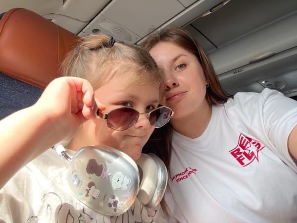 Mother, child documented during flight in Ob, Russia