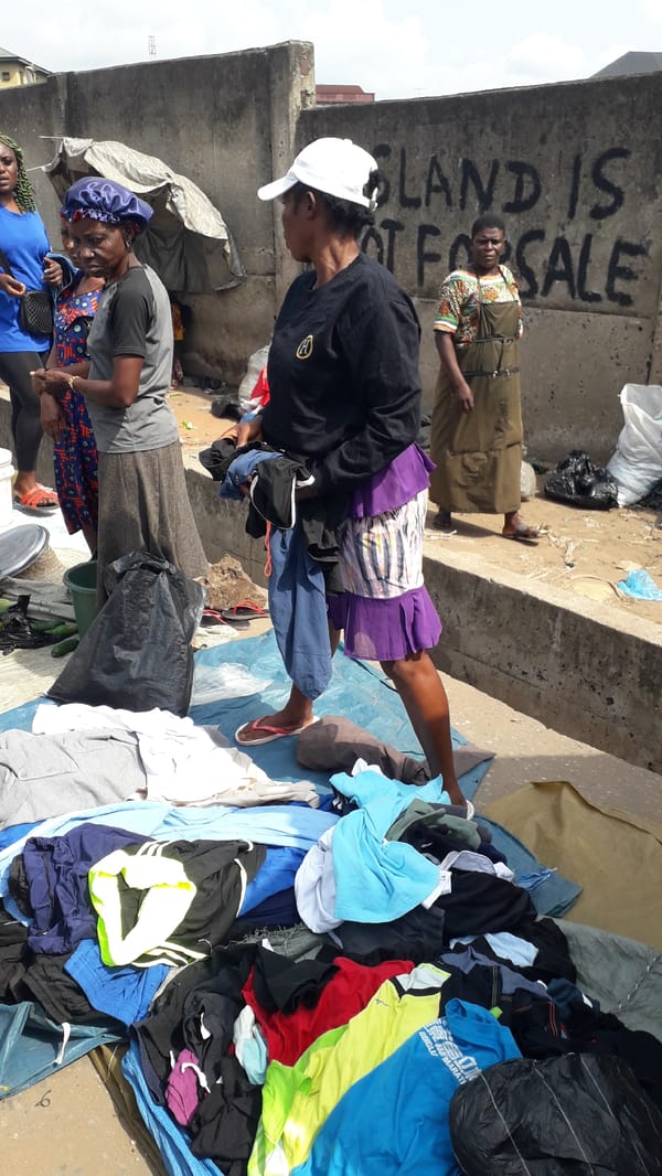 Bustling street market activity across Onitsha, Nigeria