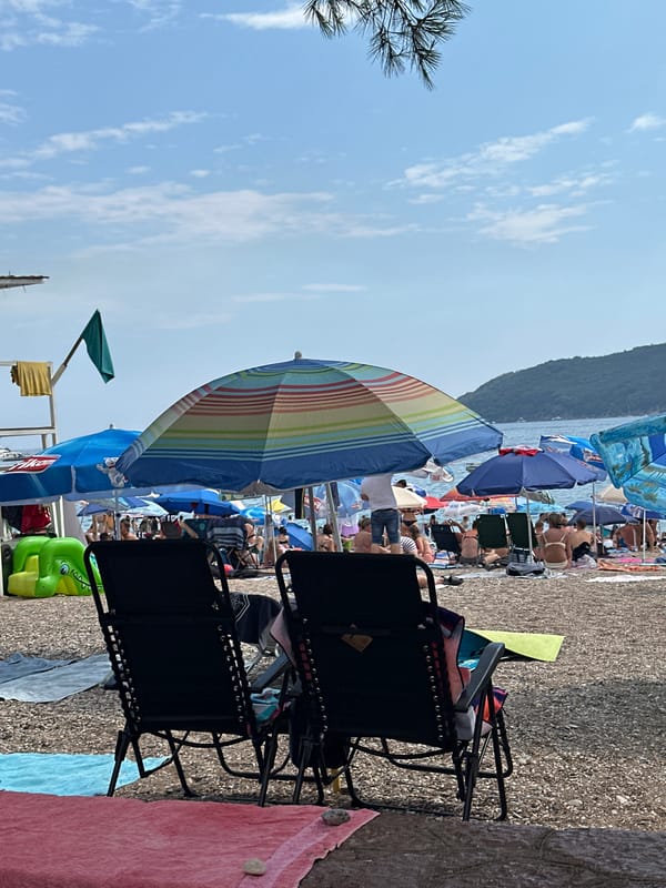 Budva's beaches and Adriatic waterfront in full summer swing