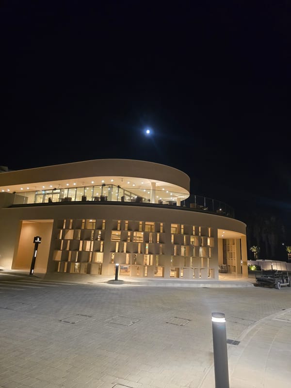 Night out in Polis Chrysochous: arcades, architecture, and memes