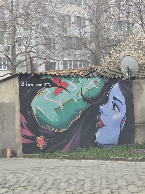Morning documentation of urban art and architecture in Varna