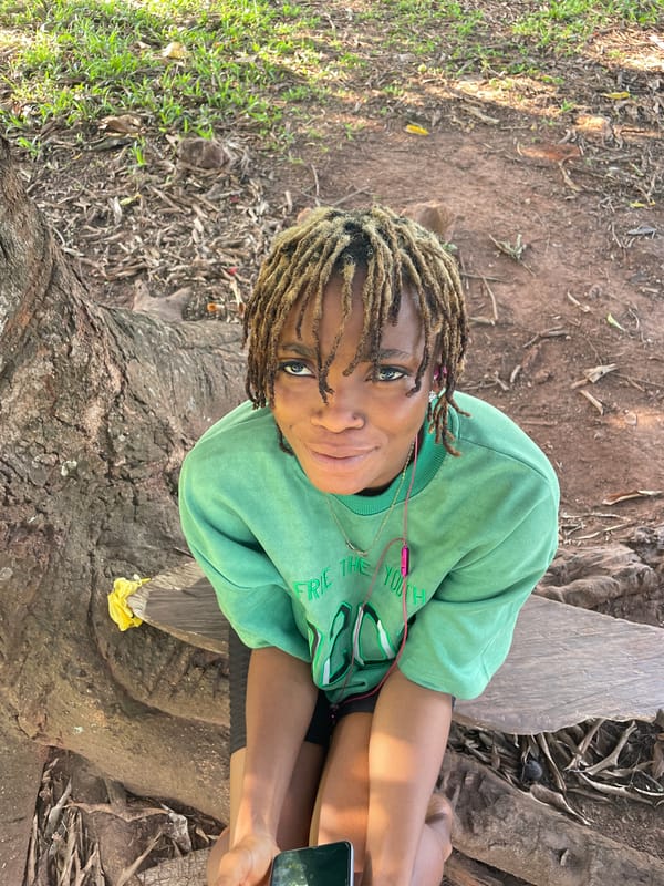 Two people spotted relaxing in rural Ogbe, Nigeria