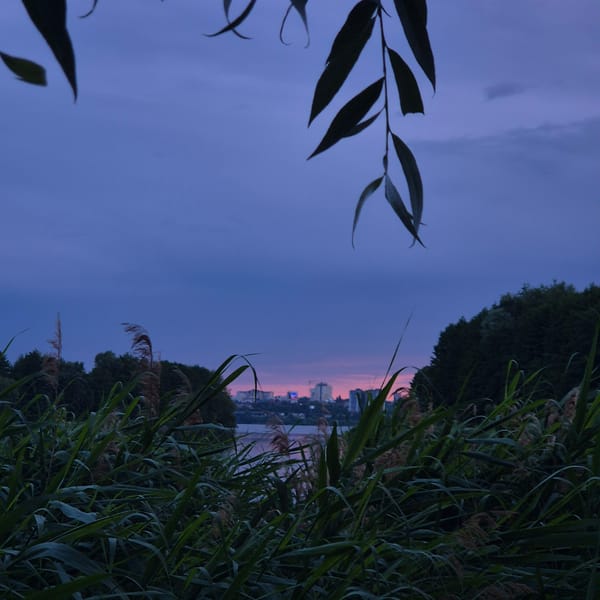 Afternoon scenes around Voronezh reservoir and city streets