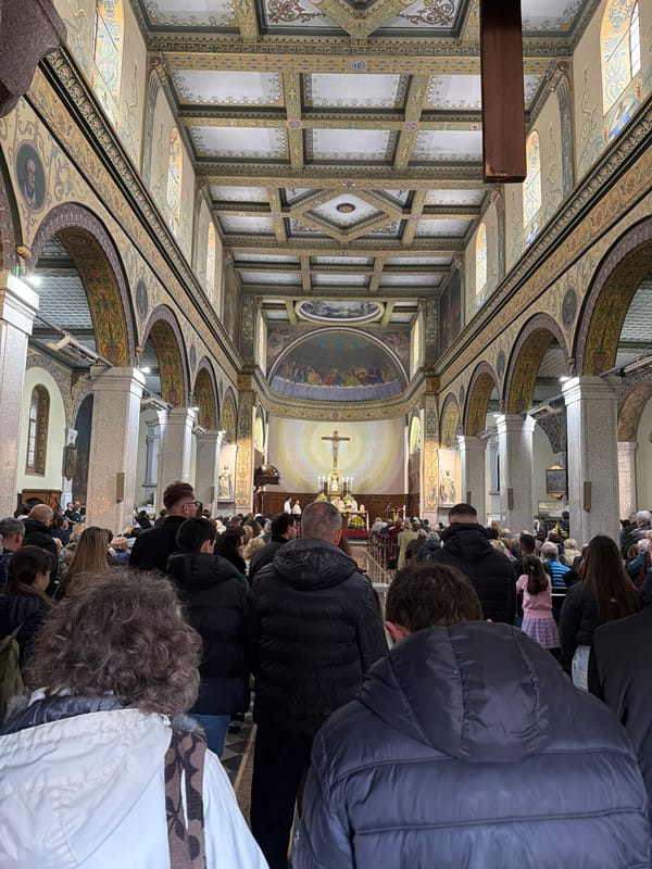 Morning service documented at Cathedral of St. Louis, Plovdiv