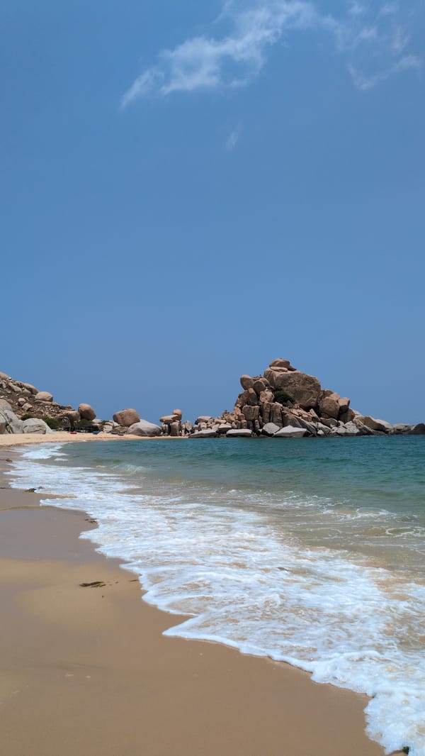 Early morning beach scenes documented in Phước Dinh Vietnam