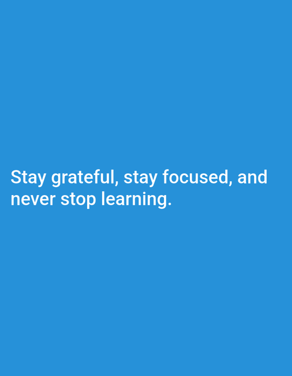 Motivational quote graphics posted from Jos, with one outdoor scene