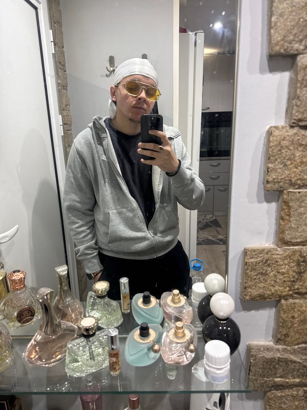Person takes mirror selfie in Kostinbrod, Bulgaria