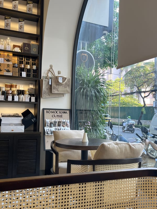 Morning scenes from Trung Nguyen Legend cafe in Nha Trang
