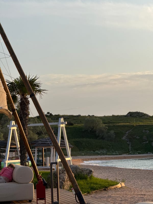 Sunset gathering captured at Ukrainian coastal village