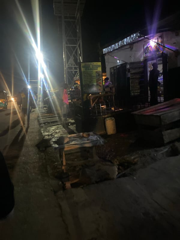 Evening street scenes across Jos and Gwong, Nigeria