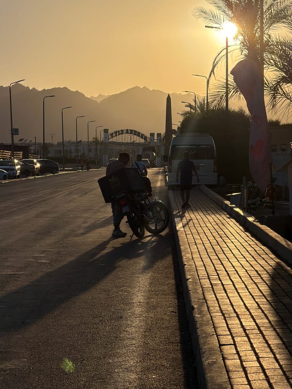 Sunset strolls and street life in Sharm El Sheikh