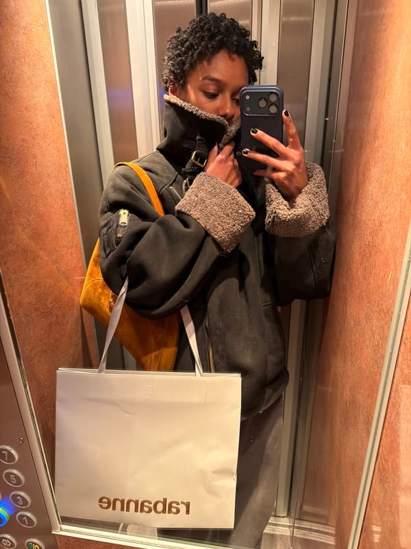 Person Takes Elevator Selfie in Paris