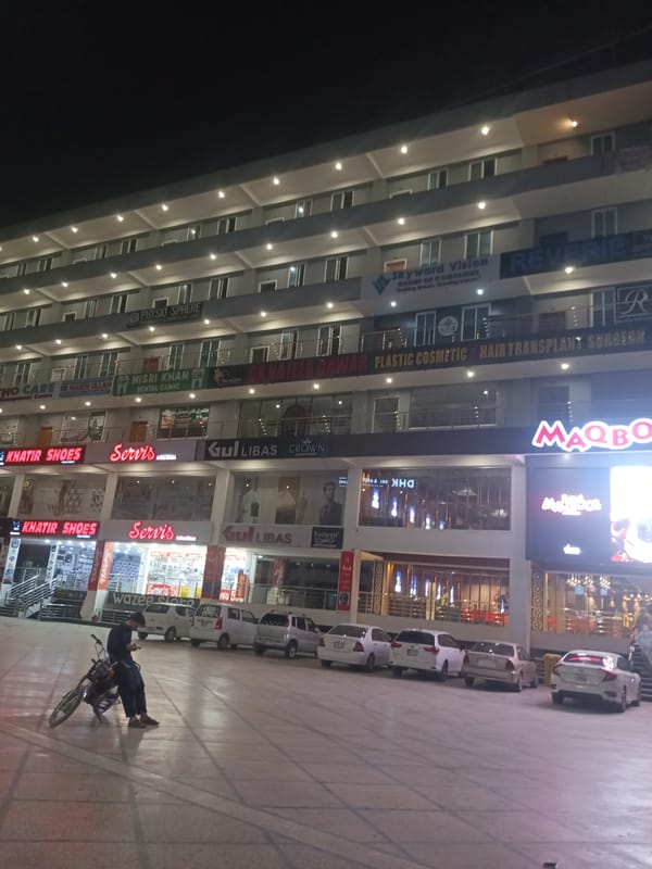 Evening shopping trip documented across Peshawar retail establishments