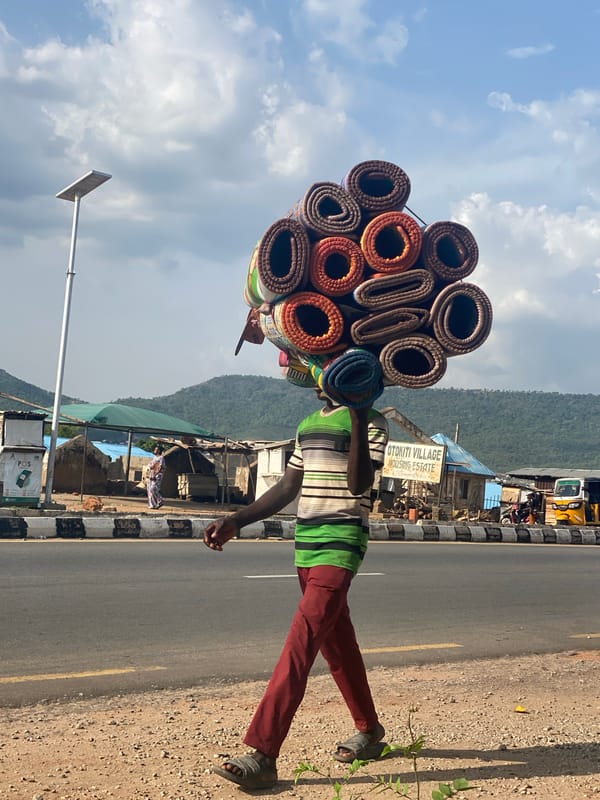 Daily transport and commerce documented in Adankolo, Nigeria