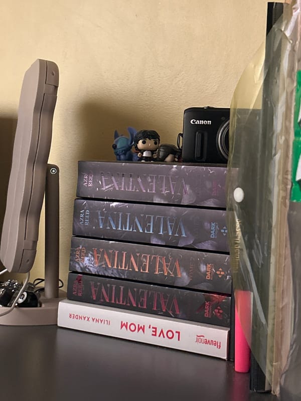 Romance books and specialty Pringles spotted in Nanterre