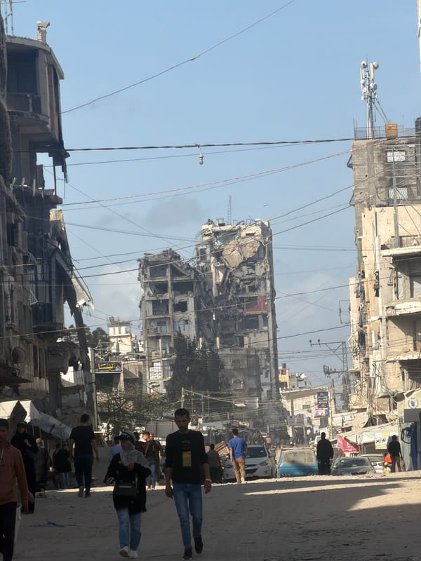 Gaza witnesses document extensive building damage, people among ruins