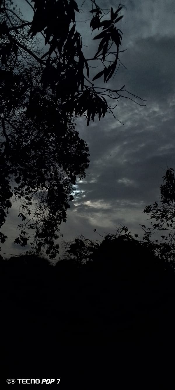 Overcast Evening Sky Documented in Altagracia, Venezuela