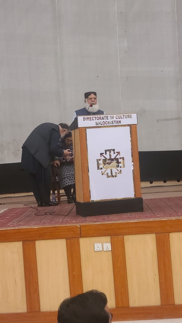 Cultural event with speakers held at Balochistan directorate in Quetta