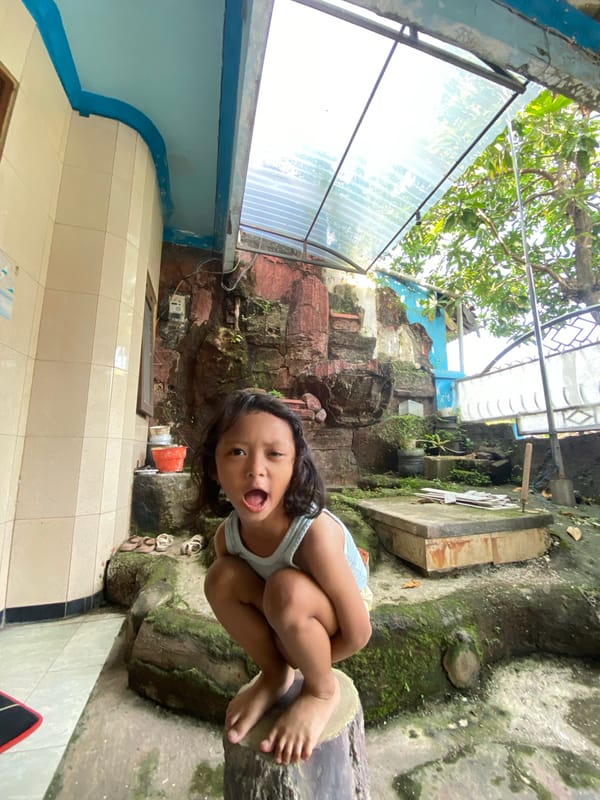 Children's daily activities documented in Gelam, Indonesia community
