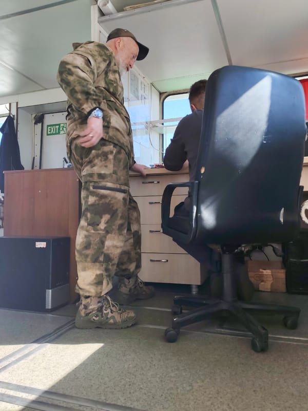 Maritime crew documented aboard vessel during morning operations