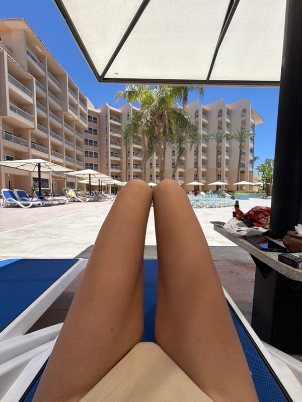 Lounging poolside at a Hurghada resort