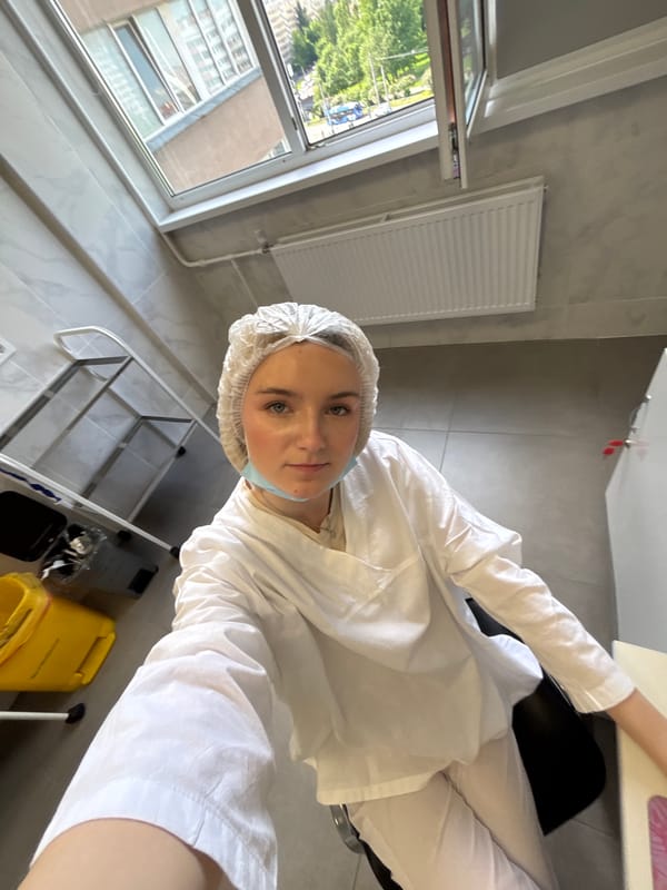Woman documents medical procedure through selfies at Russian facility