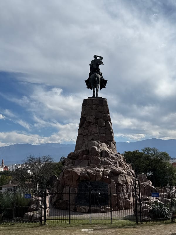 Monument to General Güemes documented in Salta, Argentina