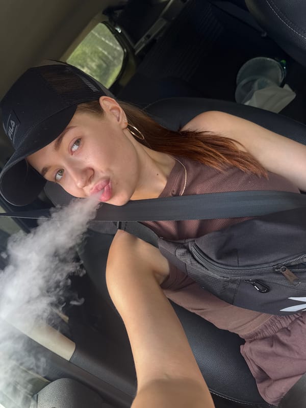 Lazy summer car ride through Chaikovsky, Russia