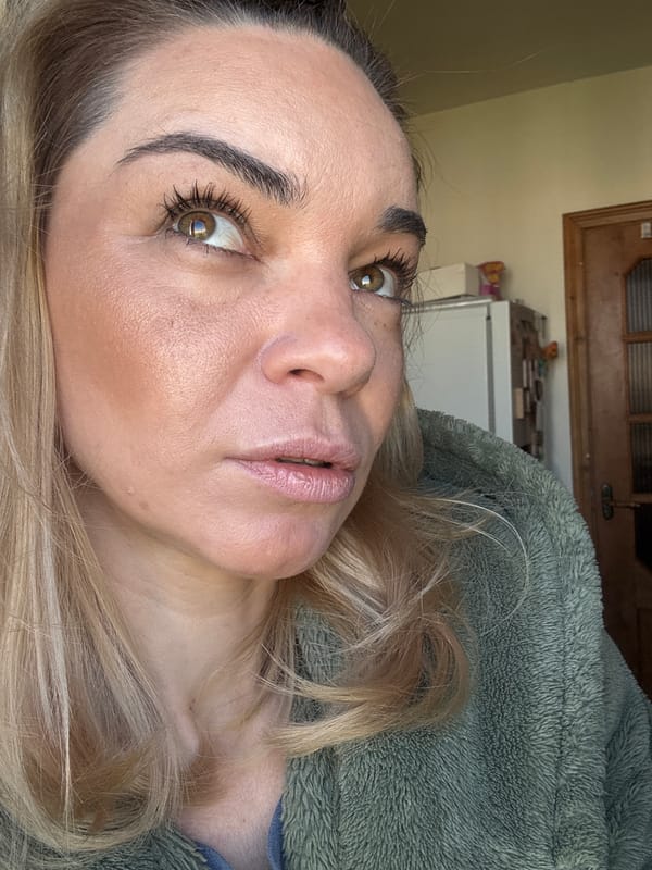 Portrait of blonde woman captured in Novoe Devyatkino